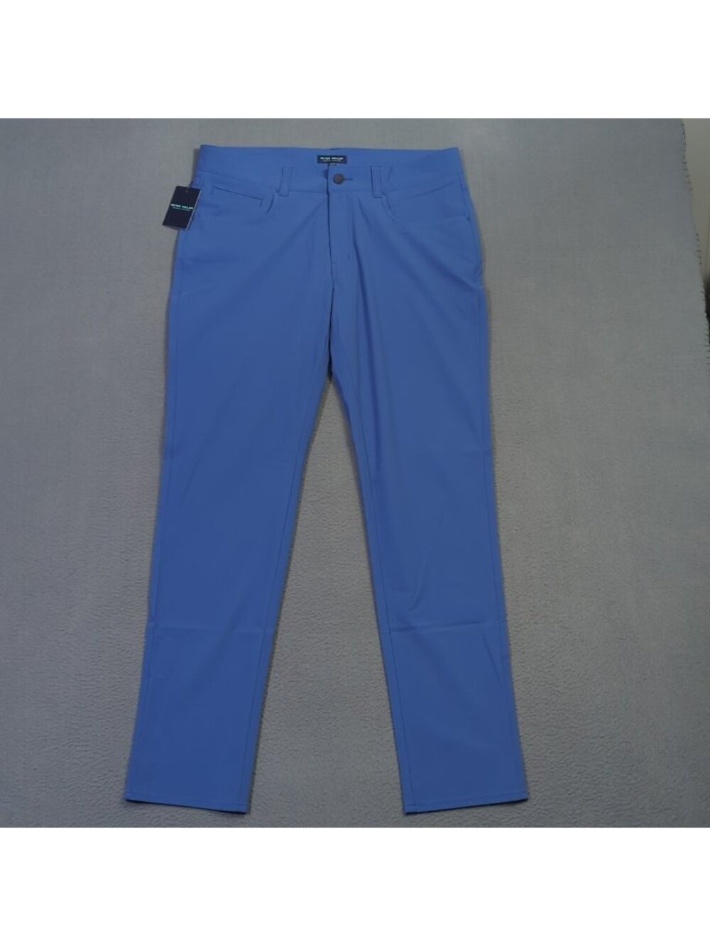 Peter Millar Pants Men's 34x32 Ocean Blue Bingham Performance Five Pocket Golf